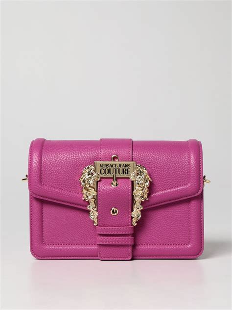 versace jeans pink handbag|versace jeans bags outlet.